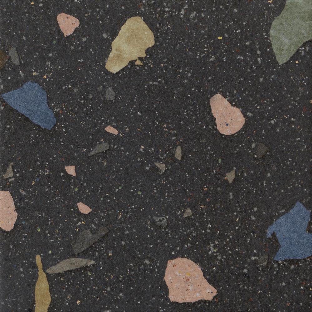 szines fekete bohem terrazzo mintas jarolap cementlap hatasu furdoszoba konyha nappali fiatalos vidam csempe falburkolat jarolap csuszasmentes kismeretu 2.jpg